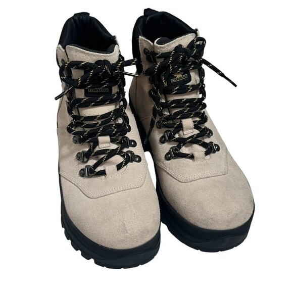Belstaff Mens Scramble Hiking Boots Beige Suede‎ US Sz 8 • Euro Sz. 41 UK 7  NEW main image 5